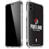 NBA Portland Trail Blazers Distressed iPhone X/XS Clear Case