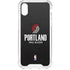 NBA Portland Trail Blazers Distressed iPhone XS Clear Case