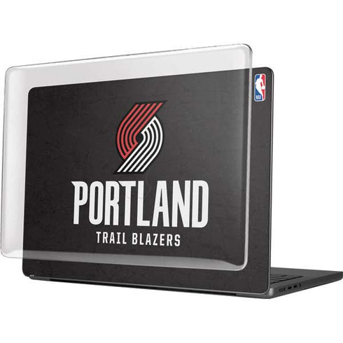 NBA Portland Trail Blazers Distressed MacBook Pro 14in (2021-24) Case plus Skin