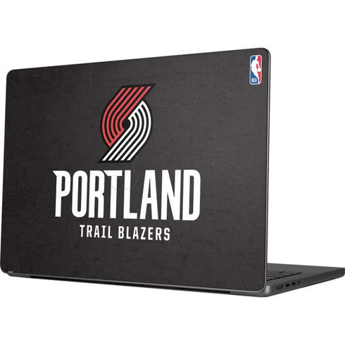 NBA Portland Trail Blazers Distressed Apple MacBook Pro 14-inch Skin