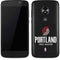 NBA Portland Trail Blazers Distressed Moto E5 Play Skin