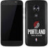 NBA Portland Trail Blazers Distressed Moto E5 Play Skin