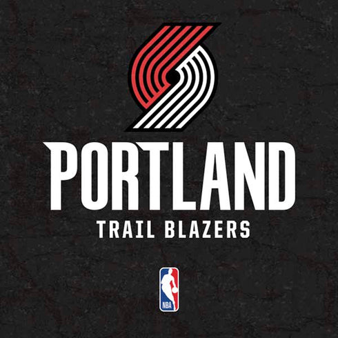 NBA Portland Trail Blazers Distressed Moto E5 Play Skin