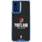 NBA Portland Trail Blazers Distressed Moto G 5G (2024) Clear Case