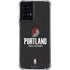 NBA Portland Trail Blazers Distressed Moto G Power 5G (2024) Clear Case