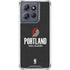 NBA Portland Trail Blazers Distressed Moto G Power 5G (2025) Clear Case