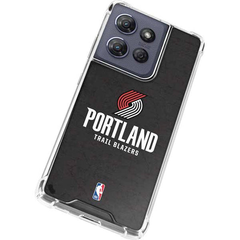 NBA Portland Trail Blazers Distressed Moto G Power 5G (2025) Clear Case