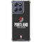 NBA Portland Trail Blazers Distressed Moto G Stylus 5G (2025) Clear Case