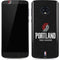 NBA Portland Trail Blazers Distressed Moto G6 Skin