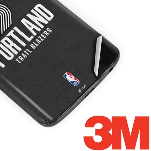 NBA Portland Trail Blazers Distressed Moto G6 Skin