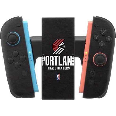 NBA Portland Trail Blazers Distressed Nintendo Switch 2 (2025) Joy-Con Controller Skin