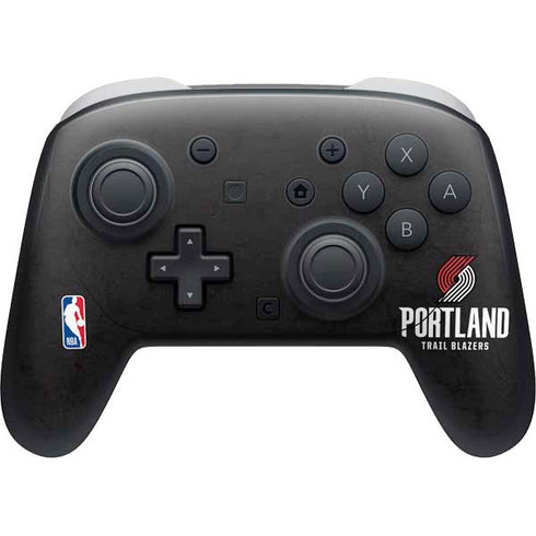 NBA Portland Trail Blazers Distressed Nintendo Switch 2 (2025) Pro Controller Skin