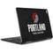 NBA Portland Trail Blazers Distressed Notebook 9 Pro 13in (2017) Skin