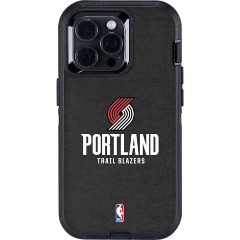 NBA Portland Trail Blazers Distressed Otterbox Defender iPhone Skin
