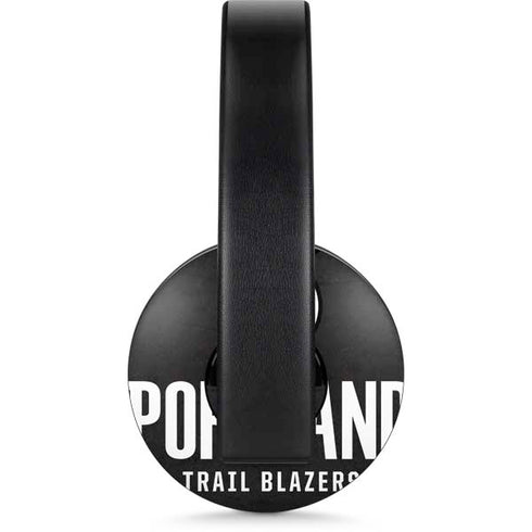 NBA Portland Trail Blazers Distressed PlayStation 4 Gold Wireless Headset Skin