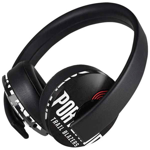 NBA Portland Trail Blazers Distressed PlayStation 4 Gold Wireless Headset Skin