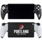 NBA Portland Trail Blazers Distressed PlayStation Portal Remote Player Skin