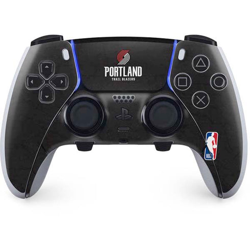 NBA Portland Trail Blazers Distressed PS5 DualSense Edge Pro Controller Skin