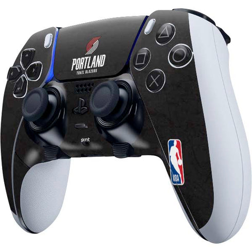 NBA Portland Trail Blazers Distressed PS5 DualSense Edge Pro Controller Skin