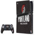NBA Portland Trail Blazers Distressed PS5 Pro Bundle Skin