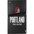 NBA Portland Trail Blazers Distressed PS5 Pro Console Skin