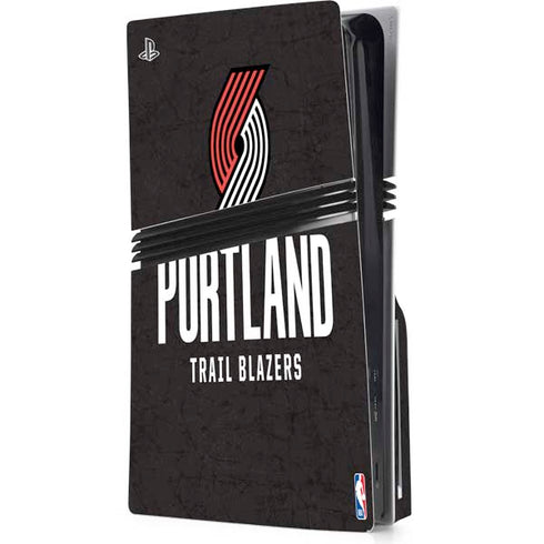 NBA Portland Trail Blazers Distressed PlayStation PS5 Skins