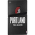 NBA Portland Trail Blazers Distressed PS5 Pro Disk Console Skin