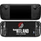 NBA Portland Trail Blazers Distressed Steam Deck Handheld Gaming Computer OLED Skin