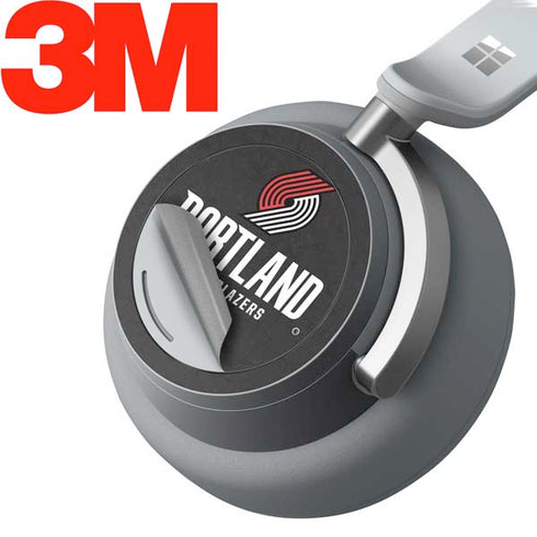 NBA Portland Trail Blazers Distressed Surface Headphones Skin