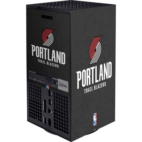 NBA Portland Trail Blazers Distressed XBox Series X Digital Edition Bundle Skin