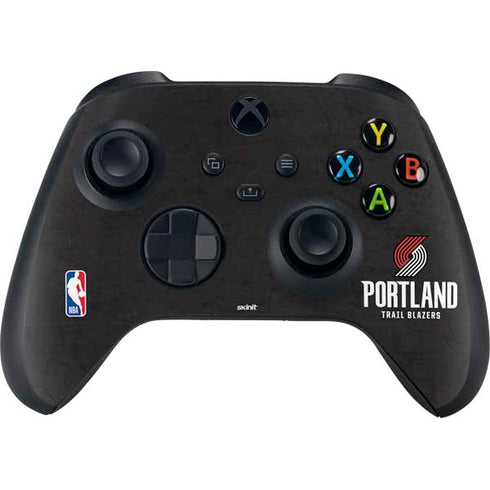 NBA Portland Trail Blazers Distressed XBox Series X Digital Edition Bundle Skin