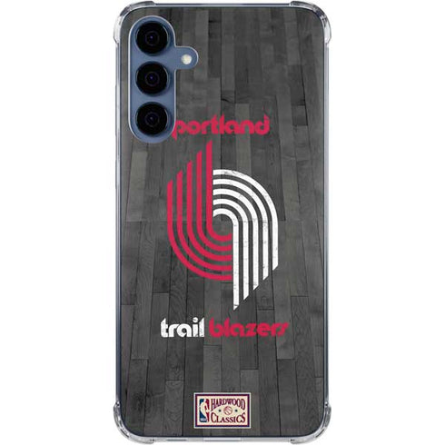NBA Portland Trail Blazers Hardwood Classics Galaxy A35 5G Clear Case