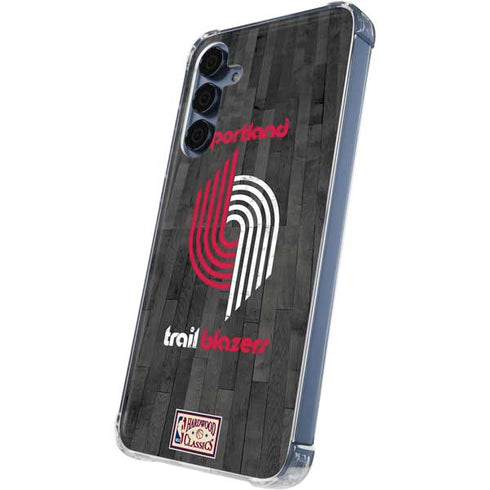 NBA Portland Trail Blazers Hardwood Classics Galaxy A35 5G Clear Case