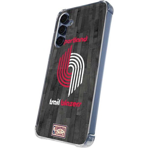 NBA Portland Trail Blazers Hardwood Classics Galaxy A55 5G Clear Case