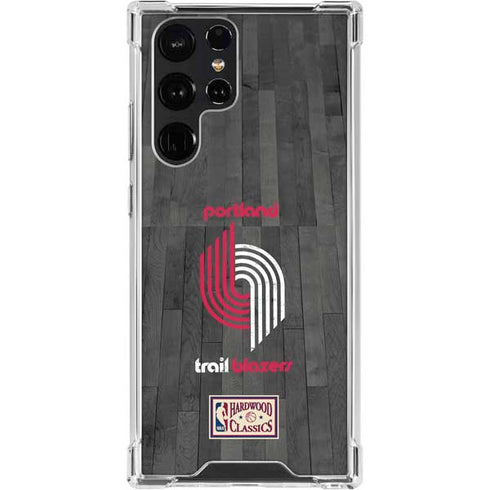 NBA Portland Trail Blazers Hardwood Classics Galaxy S23 Ultra Clear Case