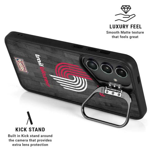 NBA Portland Trail Blazers Hardwood Classics Galaxy S25 Plus Kickstand Case