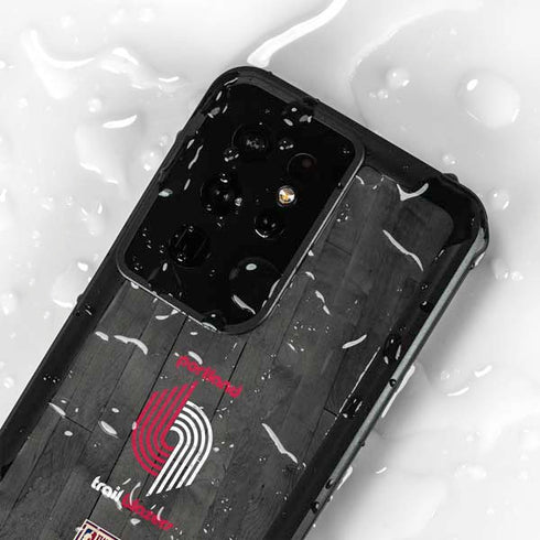 NBA Portland Trail Blazers Hardwood Classics Galaxy S24 Ultra Waterproof Case