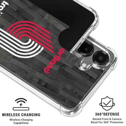 NBA Portland Trail Blazers Hardwood Classics Galaxy S26 Clear Case