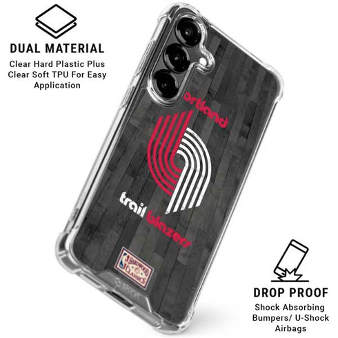 NBA Portland Trail Blazers Hardwood Classics Galaxy S26 Plus Clear Case
