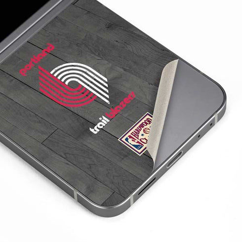 NBA Portland Trail Blazers Hardwood Classics Galaxy Z Flip6 Skin