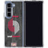 NBA Portland Trail Blazers Hardwood Classics Galaxy Z Fold5 5G Clear Case