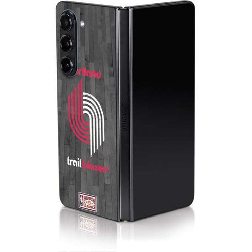 NBA Portland Trail Blazers Hardwood Classics Galaxy Z Fold5 5G Skin