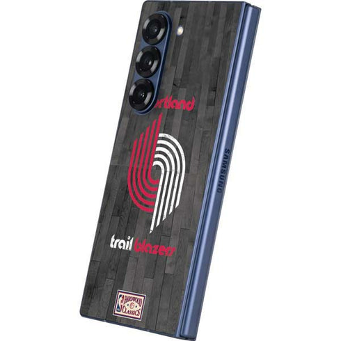 NBA Portland Trail Blazers Hardwood Classics Galaxy Z Fold6 Skin