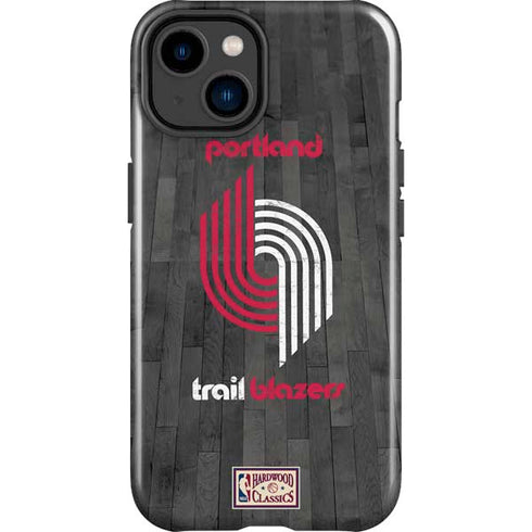 NBA Portland Trail Blazers Hardwood Classics iPhone 15 Impact Case