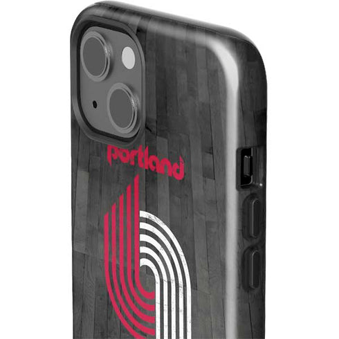 NBA Portland Trail Blazers Hardwood Classics iPhone 15 Impact Case