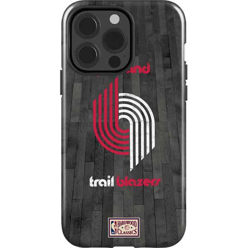 NBA Portland Trail Blazers Hardwood Classics iPhone 15 Pro Impact Case