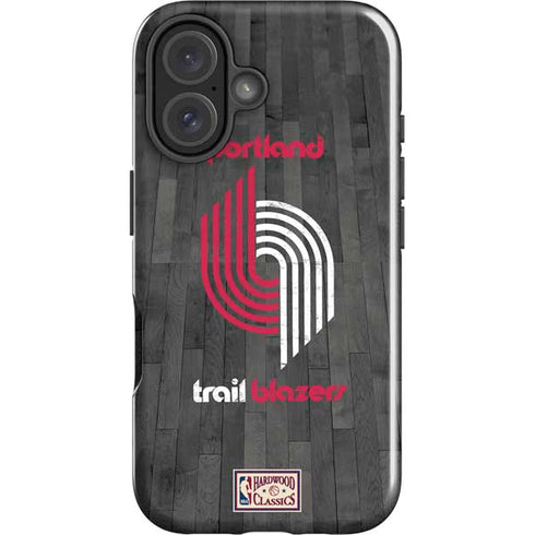 NBA Portland Trail Blazers Hardwood Classics iPhone 16 Impact Case