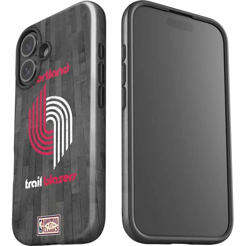 NBA Portland Trail Blazers Hardwood Classics iPhone 16 Plus Impact Case