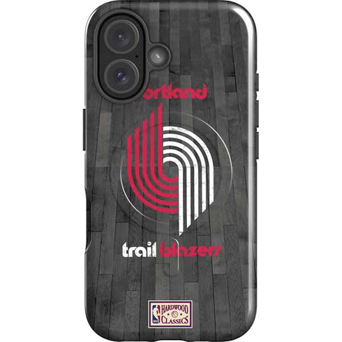 NBA Portland Trail Blazers Hardwood Classics iPhone 16 Plus Magsafe Impact Case