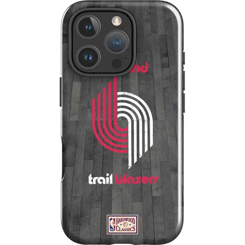 NBA Portland Trail Blazers Hardwood Classics iPhone 16 Pro Impact Case